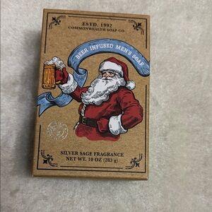 Commonwealth Soap Co. Beer Infused Men's Soap - Red/Silver Sage
